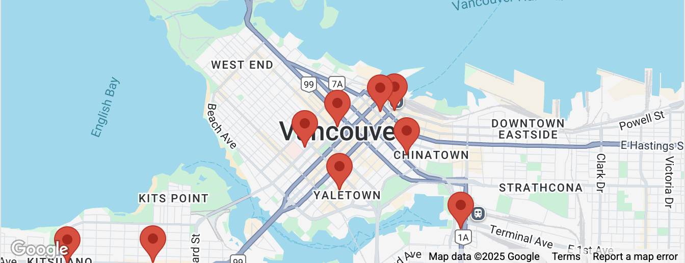 Vancouver job map preview